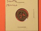 Two  2  Santa Monica  Ca Transit Tokens - Nice Pair