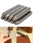 9 Pcs 1 4-inch 6mm Steel Number Stamps Set 0-9 Punch Diy Tool For Metal