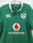 Ireland Rugby Jersey Men Medium Green 2016-17 Canterbury Irfu Vodafone Athletic