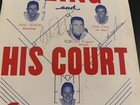 1953 The King And His Court Eddie Feigner Autographed Program Jones Kinzer 