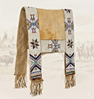 Native American Indian Sioux Lakota Saddle Blanket Buffalo Hide Beaded Handmade