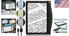 Ultra Bright Page Magnifier - 5x Magnification  Rechargeable
