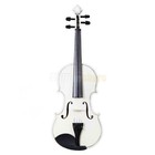 New 4 4 White School Student Beginner Acoustic Violin   Case  Bow   Rosin