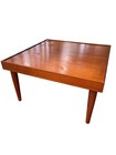 Mid Century  Modern Coffee Table Square Norway Danish Style 26  X 15  Minimalist