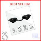Super Sunnies Evo Flexible Tanning Bed Goggles Uv Eye Protection Black Glasses 