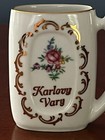 Karlovy Vary Royal Epiag Czech Republic Vintage Porcelain Spa Sipping Straw Cup
