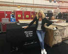Yamaha Grand Piano Owned   Played By Christine Mcvie Of Fleetwood Mac On 5 Tours
