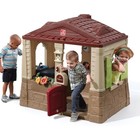Cottage Ii Brown Playhouse Plastic Kids Outdoor Toy Backyard Fort Tree House