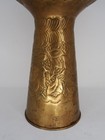 Vintage Doumbek Metal Nickel Darbuka Hand Engraved Drum 15 Inches Tall