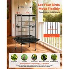Uimoso Large Bird Cage With Open Flat Top  32 7 X 31 1 X 82 7 Inches