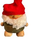 Vintage Handmade Wooden Christmas Gnome Figurine Red White Wool Nordic Sweden