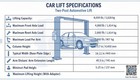 Free Shipping 8000lb 2-post Automotive Lift  2-post Car Lift Hoist Equipment  Ce
