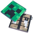 Minecraft Fabric Storage Boxes - 2pc Creeper   Crafting Table  10    Collapsible