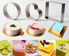 Stainless Steel Large Round Cookie Cutter Round Cake Mold Ring Pan Cake Mold    
