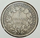 1849 France 5 Francs Liberty Head  900 Silver Coin Km  761 1   045pib 