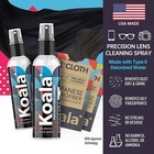 Koala Eyeglass Lens Cleaner Spray Kit    2x  Glasses Cleaner Bottle    2x  Micro