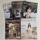 Magnolia Journal 5 Magazine Lot  1 Thru 5 Set  2016-2017  Nos Unread Like New