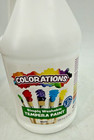 Colorations Simply Washable Tempera Paint White 1 Gallon 128 Oz Kids Art Paint