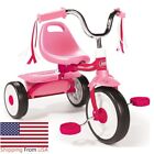 Radio Flyer  Ready To Ride Folding Trike fully Assembled  Pink beginner Tricycle