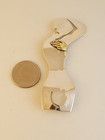 Vintage Mexican Sterling Silver Brass Nude Woman Pin Brooch Taxco Mixed Metal