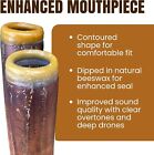 Modern Didgeridoo Instrument hand-fired With Beeswax Mouthpiece key Of D