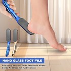 Sqsxgz Glass Foot File nano File with Non-slip Blue  colour 