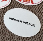 In-n-out Burger Bumper Sticker Decal Palm Trees California  discontinued 