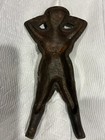Vintage Cast Iron Nude Naughty Nellie Door Stop Boot Jack Scraper Shoe Remover