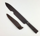 Iron Fur Trade Knives Lot Of 2 - C h    S Caststeel Mark - Burnett Co  Wisconsin