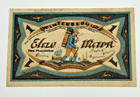 1921 Germany Prussia 1 Mark Emergency Notgeld Winterberg Paper Currency Note