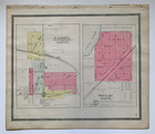 1899 Casnovia  Twin Lake Plat Map  Standard Atlas Of Muskegon County Mi 