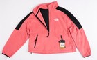 The North Face Women   s Polartec 100 Fleece Jacket Cosmo Pink Black Xl Relaxed 