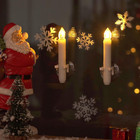 Homemory 12pcs Christmas Led Window Candles With 6h Timer  2x Brighter Flameless
