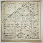 1925 Kansas City Missouri Atlas Plat Map Rare Color Lithograph Plate  118   119