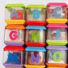 Fisher Price Sensory Peek A Boo Activity Blocks Lot Of 46 Alphabet Animals