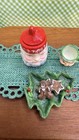 Miniature Dollhouse Christmas Cookie Jar Set   1 12 Scale   Xmas Holiday Decor