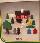 Vintage Brio  33572 Sweden Complete Townspeople Railway Train Set No Box