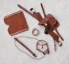 Western Saddle Set 4 Breyer Traditional Sized Toy Horses
