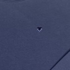 Zara Girls Blouse Size 13-14 Long Sleeve Top Heart Embroidered Blue School