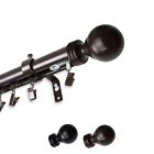 Ball Cordless Traverse Rod Choose From 2 Colors   4 Sizes 28 -156 