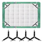4bed Sheet Fasteners Adjustable Elastic Suspenders Straps Mattress Covers Clips