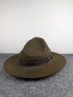 Vintage Boy Scouts Of America Scoutmaster Felt Hat Size 7 1 8  Usa Custom Made