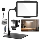 5x Full Page Magnifying Glass With Light And Stand For Reading