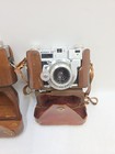 Vintage Kodak 35 Camera With Vintage Leather Case    Lot Of 2    