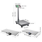 Vevor 660 880 1100lbs Digital Floor Platform Scale Shipping   Livestock Scale