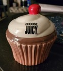 Vintage Juicy Couture  choose Juicy  Cupcake Bank Rare Retired Collectible
