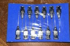 Vintage 12 Nos Stainless Steel Jaymar Hypodermic Needles W wires In Orig  Box  