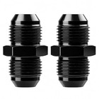 8an To 8an Male Flare Coupler Union Straight Fuel Hose 8an To 8an - 2pcs