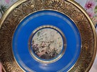 Vintage 60 s Enameled Brass Wall Plates Israel Jerusalem