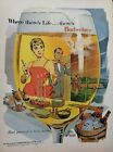 Lot Of 3 Vintage 1956 Budweiser Print Ad Ephemera Wall Art Decor